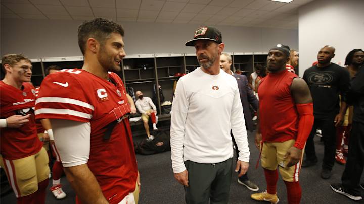 Kyle Shanahan Says Jimmy Garoppolo is a Main Reason 49ers are in NFC Championship