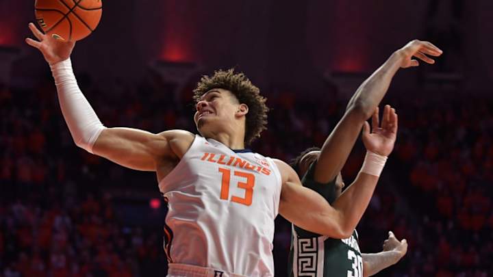 Big Ten Roundup: Shorthanded Illinois Knocks Off Michigan State, Moves Back Into First Place