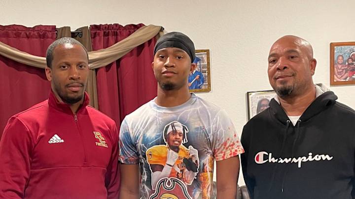 '22 DB Robert Harris Visiting Boston College This Weekend