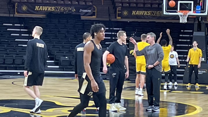 Purdue's Jaden Ivey Moving Well in Warmups, Seems Ready to Go For Game at Iowa Purdue's Jaden Ivey Moving Well in Warmups, Seems Ready to Go For Game at Iowa