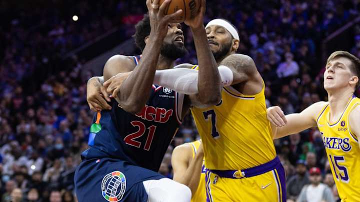 Joel Embiid Discusses Carmelo Anthony's Altercation With Sixers Fan