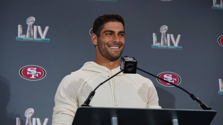 Jimmy Garoppolo Says Trent Williams Has a High Ankle Sprain Jimmy Garoppolo Says Trent Williams Has a High Ankle Sprain