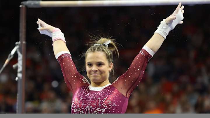 No. 6 Alabama Gymnastics Narrowly Defeats Defending Conference Champions