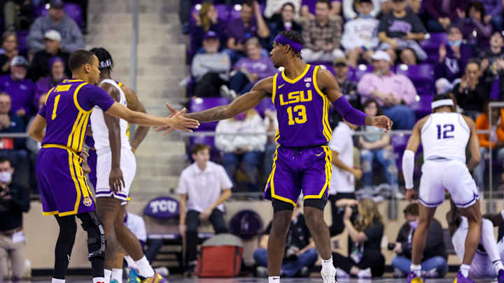 LSU Basketball Can't Overcome Slow Start in 77-68 Loss to TCU