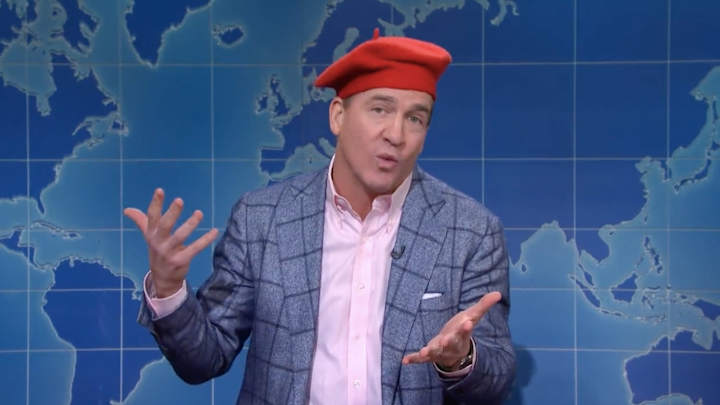 Peyton Manning Gives Tom Brady a Retirement Tip During His ‘SNL’ Appearance Peyton Manning Gives Tom Brady a Retirement Tip During His ‘SNL’ Appearance