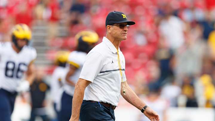 Report: Jim Harbaugh 'Conveyed Legitimate Interest' in Vikings HC Job This Weekend