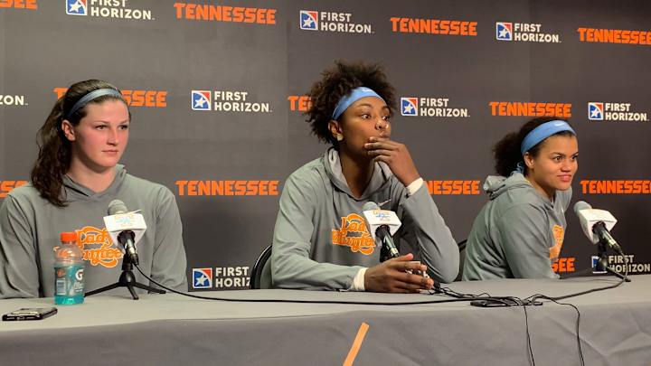 Watch: Trio of Lady Vols Talk Win, Playing as a Team After Defeating Arkansas