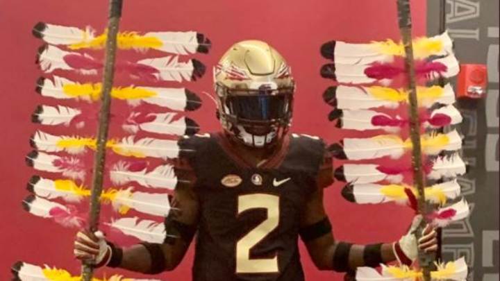 Florida State commit Jordan Pride attends Tour of Duty session Florida State commit Jordan Pride attends Tour of Duty session