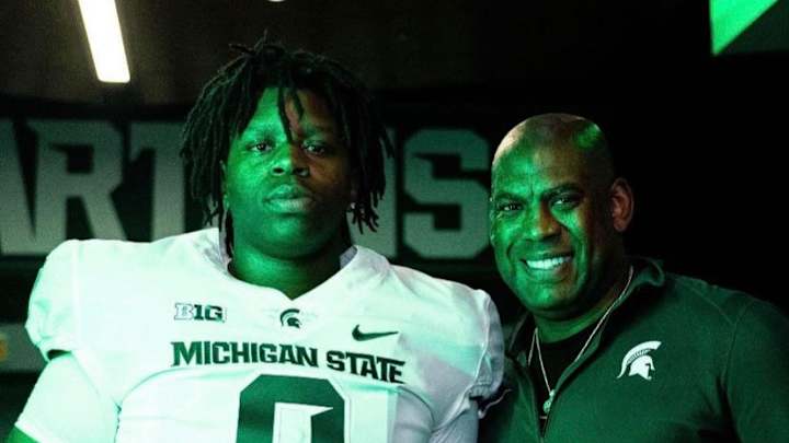 Michigan State gets commitment from Detroit King 2023 offensive lineman Johnathan Slack