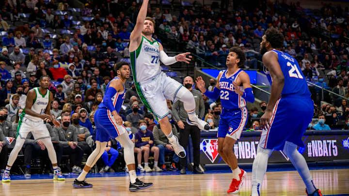 'Sorry for the Delay!': Mavs Doncic Posts Triple-Double in Comeback Win Over 76ers 'Sorry for the Delay!': Mavs Doncic Posts Triple-Double in Comeback Win Over 76ers