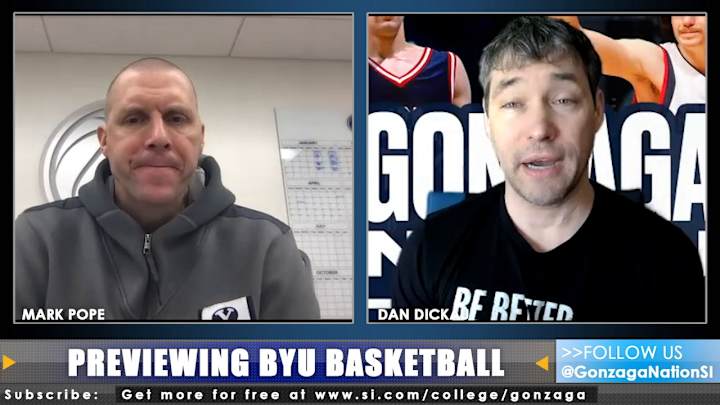 BYU Basketball Head Coach Mark Pope Talks With Gonzaga Nation