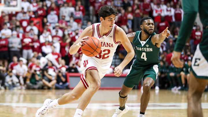Indiana's Trey Galloway Adds Pieces to His Game, On Both Ends of the Floor Indiana's Trey Galloway Adds Pieces to His Game, On Both Ends of the Floor