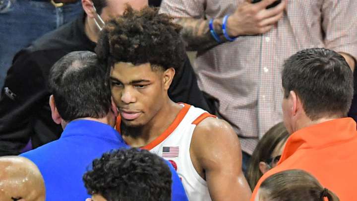 Clemson’s David Collins Explains Flagrant Foul on Duke’s Wendell Moore Jr. Clemson’s David Collins Explains Flagrant Foul on Duke’s Wendell Moore Jr.