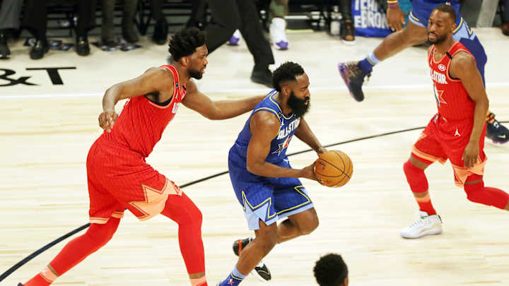 Joel Embiid, James Harden Land on Separate Teams for NBA All-Star Game