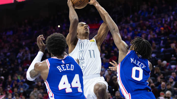 Blue Blood: OKC Blue Members Excel Against 76ers