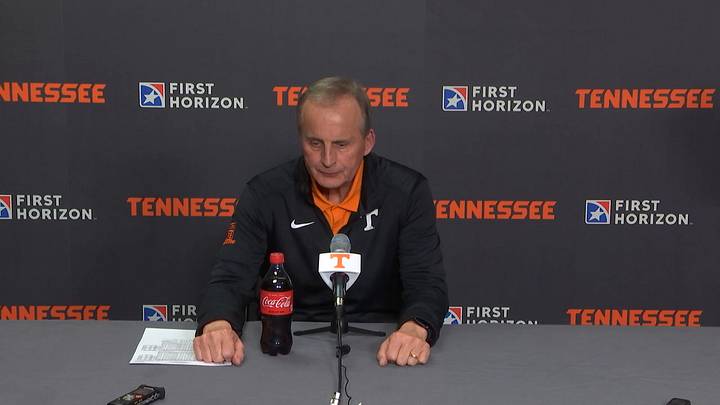 Watch: Vols HC Rick Barnes Reacts to Imperfect Win Over Vanderbilt