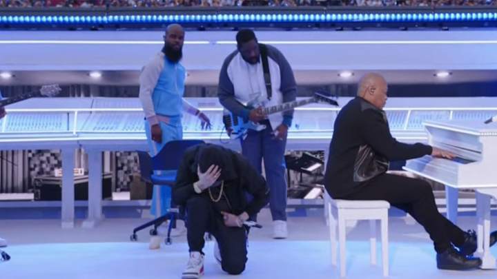 NFL Spokesperson Comments on Eminem Kneeling During Super Bowl Halftime Show