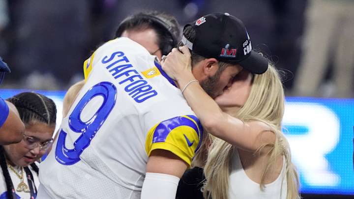Kelly Stafford Shares Incredible Celebration Photo of Matthew Stafford After Rams‘ Super Bowl Victory