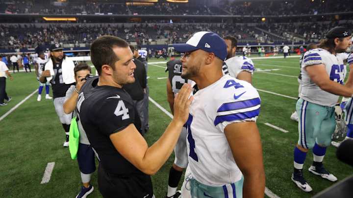 WATCH: Fan Reaction To Raiders' Derek Carr Getting Cowboys' Dak Prescott Money Is Hilarious