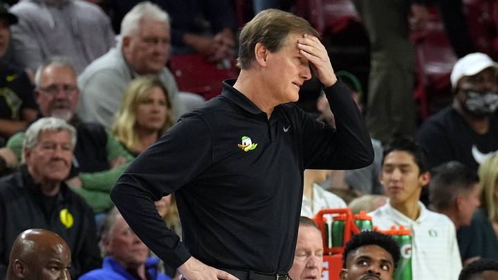 WATCH: Dana Altman Reacts to Oregon's 81-57 Blowout Loss to Arizona State WATCH: Dana Altman Reacts to Oregon's 81-57 Blowout Loss to Arizona State