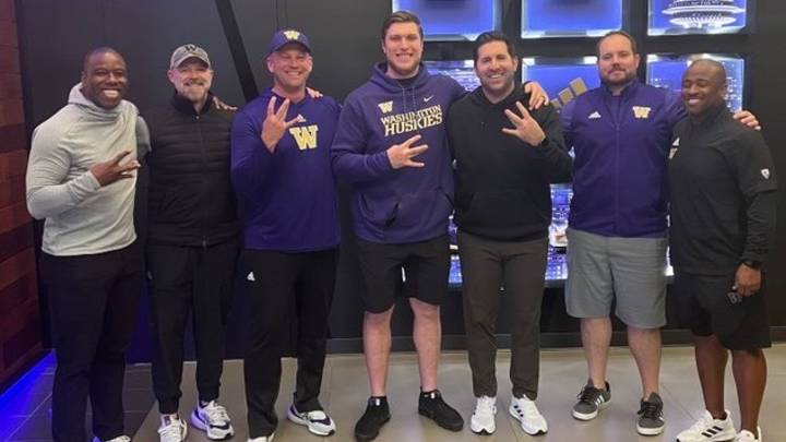 Fresh Off Super Bowl, Sample Among Huskies Who Meet the New Coach