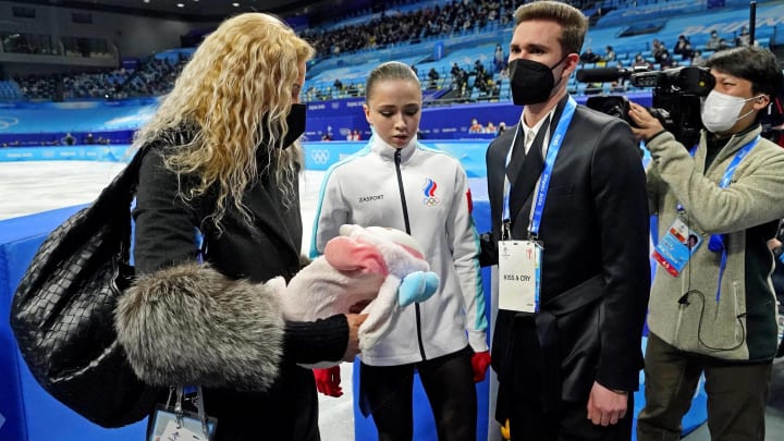 Russia Responds to Criticism From IOC President About Valieva's Coach Russia Responds to Criticism From IOC President About Valieva's Coach