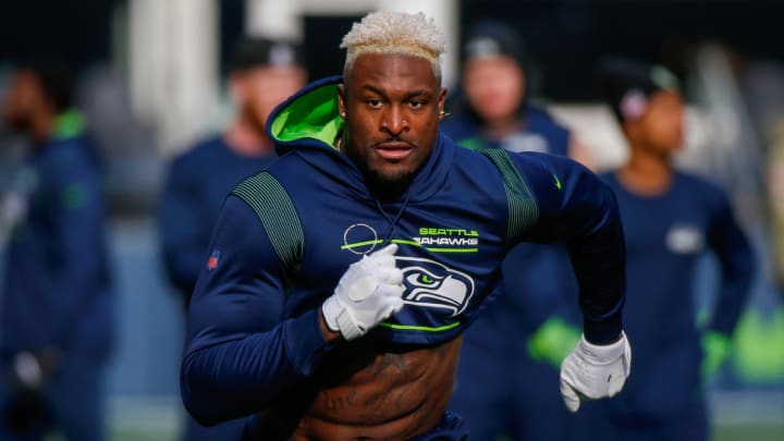 DK Metcalf Says He’s Training for 2024 Olympics DK Metcalf Says He’s Training for 2024 Olympics