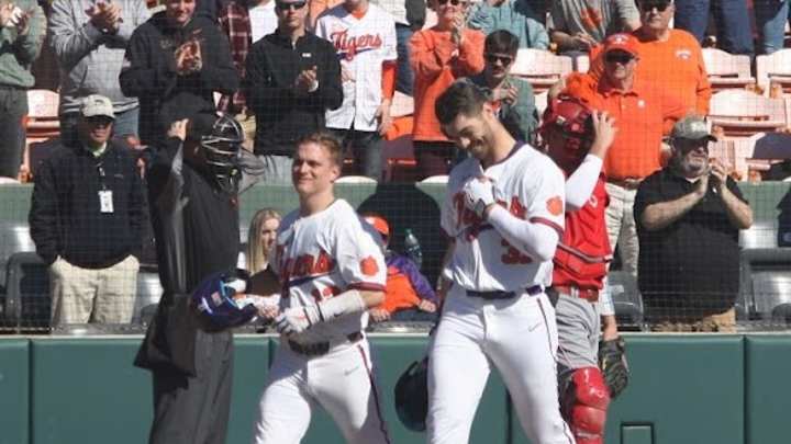 Clemson Records Sweep in Walk-off Fashion