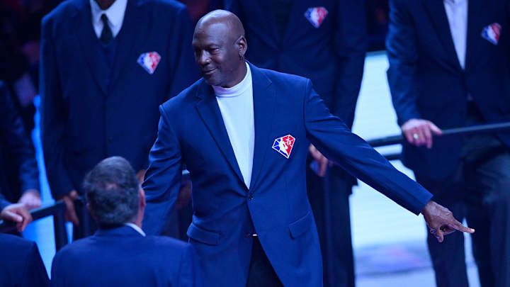 Michael Jordan, Magic Johnson Share Viral Moment During All-Star Weekend Michael Jordan, Magic Johnson Share Viral Moment During All-Star Weekend