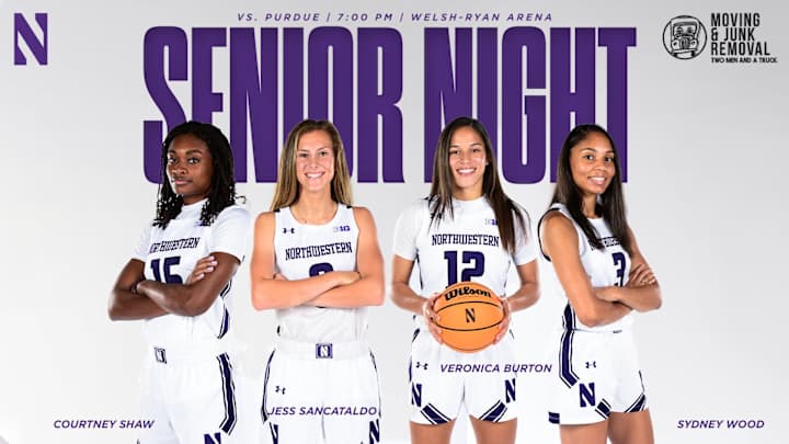 Northwestern Women's Basketball Hosts Purdue on Senior Night