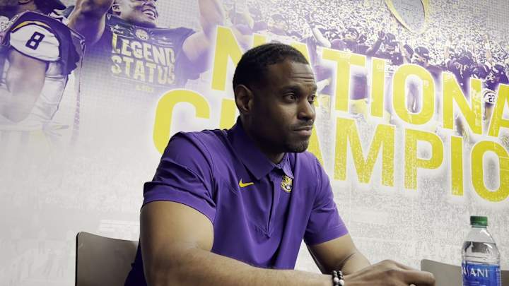 Strong Core Values Help LSU Receivers Coach Cortez Hankton Create Special Bond With Tigers
