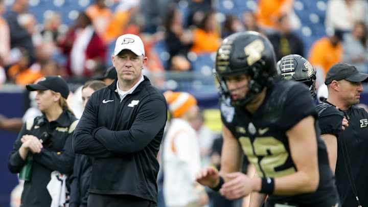 Purdue Football Coach Jeff Brohm Discusses First Day of 2022 Spring Practice
