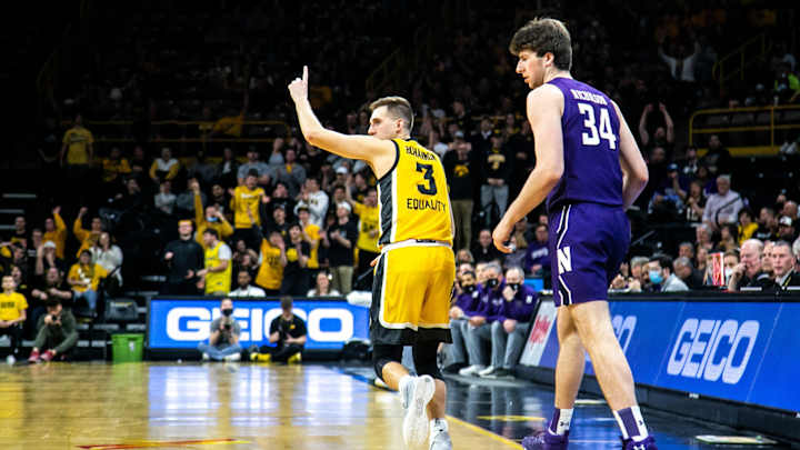 Big Ten Roundup: No. 24 Iowa Handles Northwestern at Home, 82-61 Big Ten Roundup: No. 24 Iowa Handles Northwestern at Home, 82-61