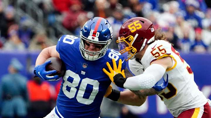 Giants Cut TE Kyle Rudolph to Clear Salary Cap Space