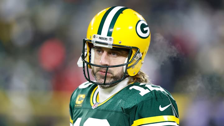 Aaron Rodgers Reacts to Packers Not Adding a WR During First Round