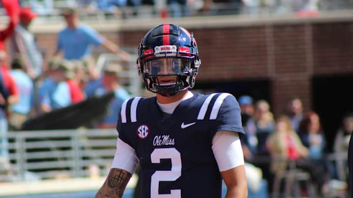 Atlanta Falcons Trade-Up for Ole Miss QB Matt Corral in Peter King's Final Mock Draft