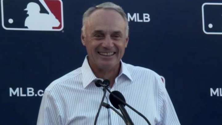 Baseball Fans, Players Not Happy With Manfred Laughing During Tuesday Presser