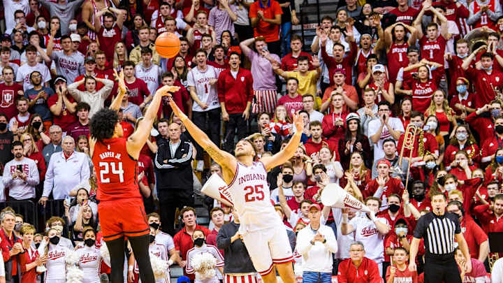 Big Ten Roundup: Ron Harper Jr.'s Late 3-Pointer Pushes Rutgers Past Indiana 66-63