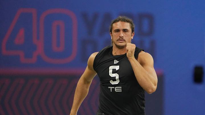 UCLA Tight End Greg Dulcich Highlights NFL Combine Tight End Drills