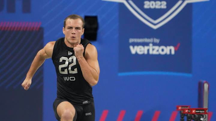 UCLA Wide Receiver Kyle Philips Caps Off Opening Day of NFL Combine UCLA Wide Receiver Kyle Philips Caps Off Opening Day of NFL Combine