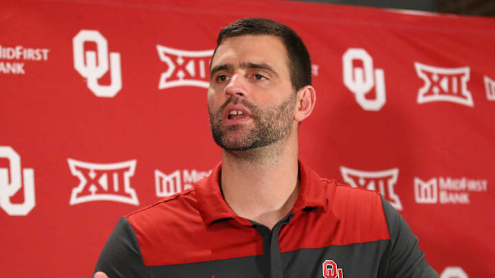 WATCH: Oklahoma Coach Joe Jon Finley Press Conference