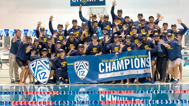 Cal Swimming: Bears Roar From Behind to Capture Fifth Straight Pac-12 Title