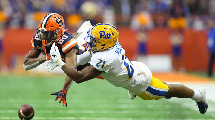 How Pitt CB Damarri Mathis Has Quickly Elevated His Draft Stock How Pitt CB Damarri Mathis Has Quickly Elevated His Draft Stock