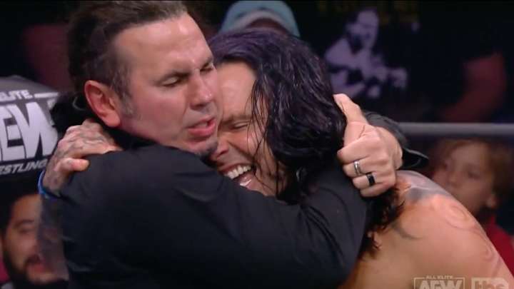 Jeff Hardy Makes AEW Debut as Hardy Boyz Reunite on ‘Dynamite’