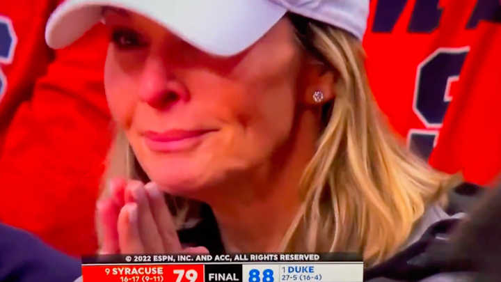 Watch: Juli Boeheim Breaks Down After Syracuse’s Loss to Duke in ACC Tournament