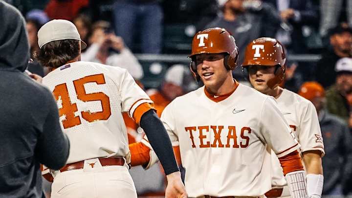 No. 1 Texas Splits Midweek Series With Texas State No. 1 Texas Splits Midweek Series With Texas State