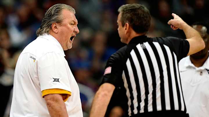 Bob Huggins, Bill Self React To WVU Coach’s Early Ejection in Kansas’ Big 12 Tournament Win Bob Huggins, Bill Self React To WVU Coach’s Early Ejection in Kansas’ Big 12 Tournament Win
