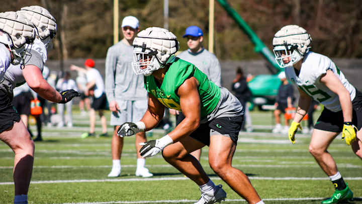 Best Photos From Oregon Spring Practice No. 2
