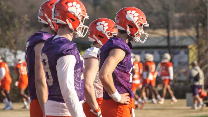 Clemson Quarterbacks 'Always Pushing Each Another'