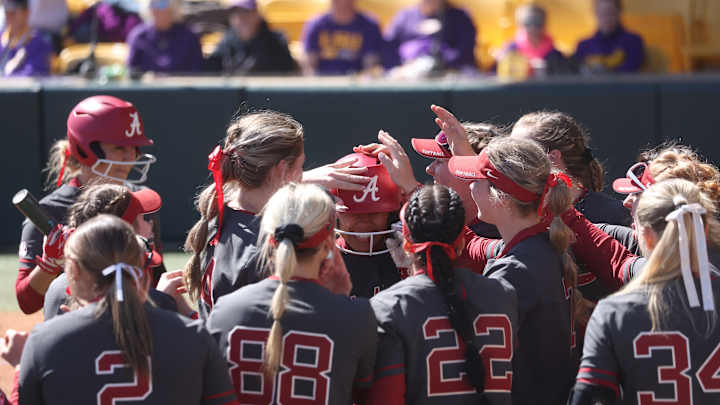 Alabama Softball Drops in Polls after First Losses of Season